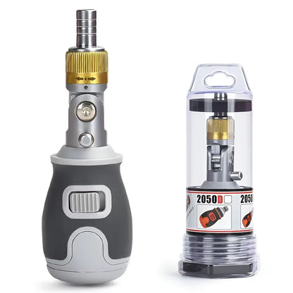 8 in 1 Mini Ratchet Screwdriver Precision Multi Tools Magnetic S2 Bits Household Multi-Purpose Pocket Portable Screw Driver Set